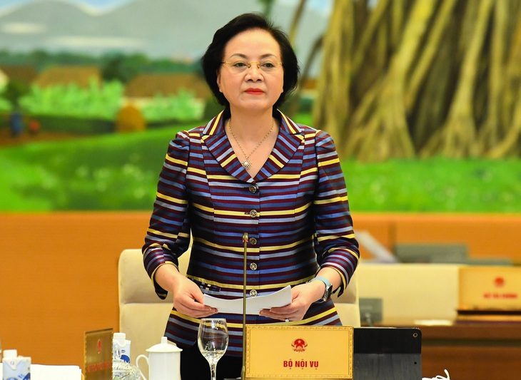 Bộ trưởng Bộ Nội vụ Phạm Thị Thanh Trà - Ảnh: GIA HÂN