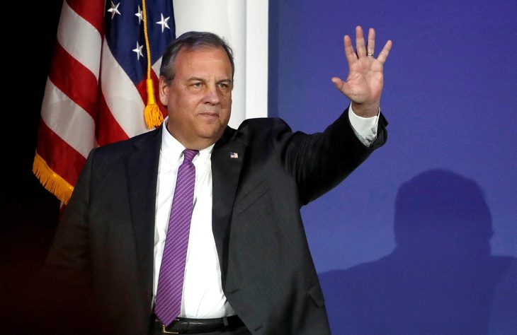Ứng viên tranh cử Đảng Cộng hòa Chris Christie - Ảnh: REUTERS