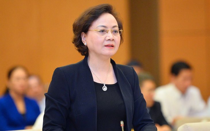 Bộ trưởng Bộ Nội vụ Phạm Thị Thanh Trà - Ảnh: GIA HÂN