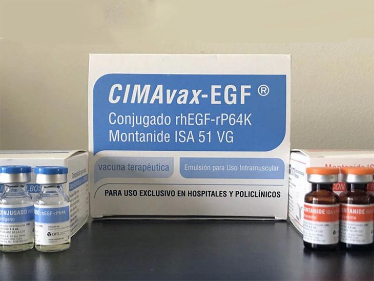 Cimavax hoạt động như một loại thuốc điều trị ung thư phổi, và được gọi là